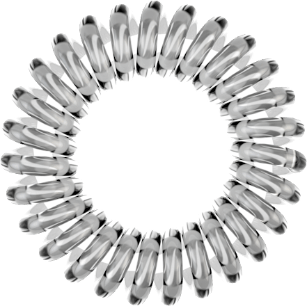 haargummi power cristal clear 3 st