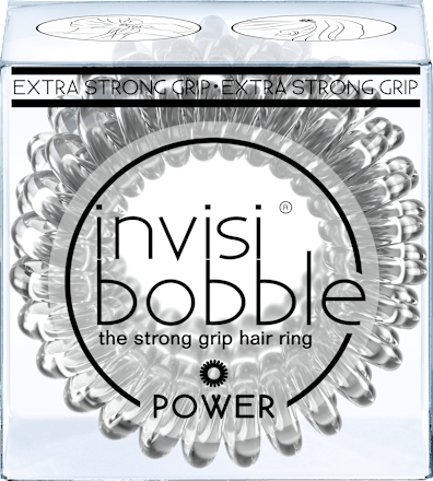 haargummi power cristal clear 3 st