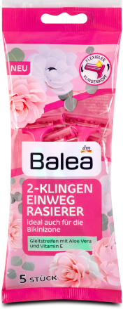 Balea 2 Klingen Einwegrasierer 5 St Dm At