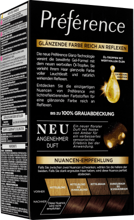 L Oreal Paris Preference Haarfarbe Caracas 4 15 1 St Dauerhaft Gunstig Online Kaufen Dm De Фарба l'oreal paris recital preference легкої гелевої текстури, наноситься на вологе волосся і, на жаль, не всім споживачам звична у використанні. haarfarbe caracas 4 15 1 st