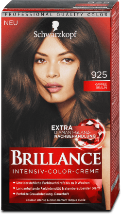 Schwarzkopf Brillance Intensiv Color Creme Nr 925 Kaffee Braun 1 St Dm At