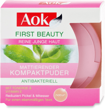 Aok First Beauty Mattierender Kompaktpuder 7 G Dm At