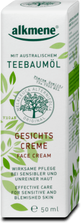 Alkmene Gesichtscreme Mit Australischem Teebaumol 50 Ml Dm At