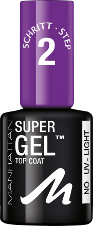 Manhattan Cosmetics Nageluberlack Super Gel Top Coat 1 12 Ml Dauerhaft Gunstig Online Kaufen Dm De