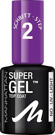 Manhattan Cosmetics Nageluberlack Super Gel Top Coat 1 12 Ml Dauerhaft Gunstig Online Kaufen Dm De