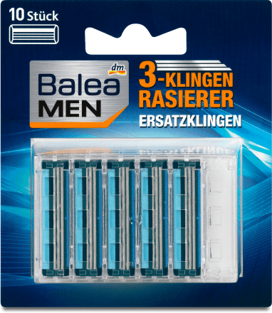 Balea Men 3 Klingen Rasierer Ersatzklingen 10 St Dm At