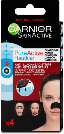 Garnier Skinactive Hautklar Anti Mitesser Strips Mit Kohle 4 St Dm At