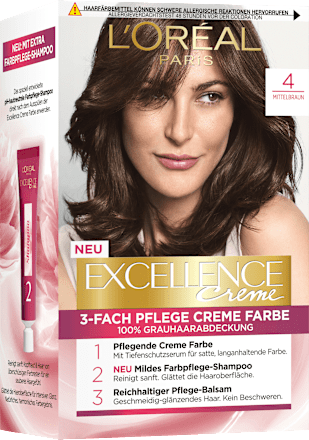 Excellence Haarfarbe Mittelbraun 4 1 St Dauerhaft Gunstig Online Kaufen Dm De