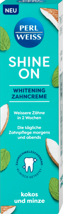 Perlweiss Shine On Whitening Zahncreme Kokos Minze 75 Ml Dm At