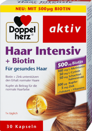 Doppelherz Aktiv Haar Intensiv Biotin Kapseln 30 St Dm At