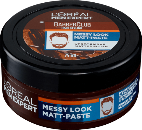 styling creme barber club messy look matt paste 75 ml
