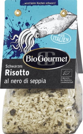 Biogourmet Schwarzes Risotto Al Nero Di Seppia 250 G Dm At
