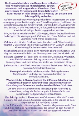 Doppelherz Frauen Mineralien Depot Tabletten 30 St 44 1 G Dauerhaft Gunstig Online Kaufen Dm De