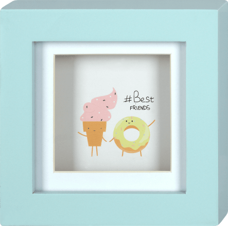 Paradies Quadratischer Diy Bilderrahmen Sort 1 St Dm At