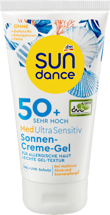 Sundance Sonnencreme Gel Med Ultra Sensitive Lsf 50 150 Ml Dauerhaft Gunstig Online Kaufen Dm De