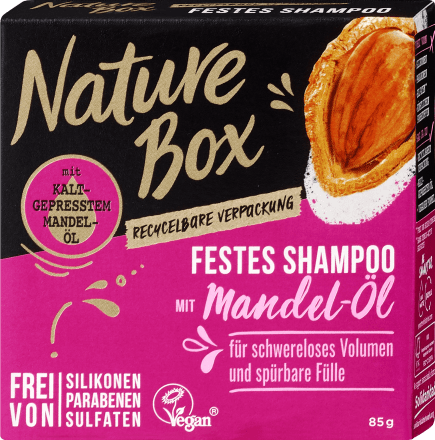 Nature Box Festes Shampoo Volumen Mit Mandel Ol 85 G Dm At