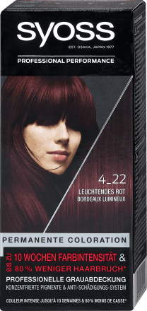 color classic permanente coloration nr 4 22 leuchtendes rot 1 st