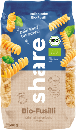 Share Nudeln Fusilli Aus Weizen 500 G Dauerhaft Gunstig Online Kaufen Dm De