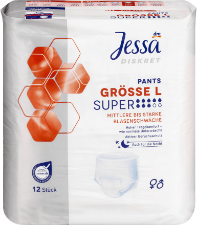 Jessa Diskret Pants L Super 12 St Dauerhaft Gunstig Online Kaufen Dm De