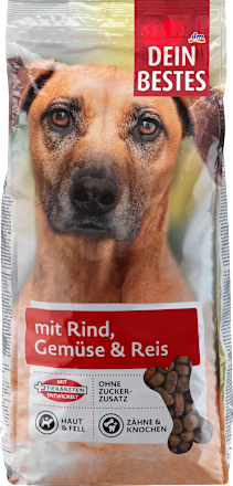 Dein Bestes Trockenfutter Fur Hunde Mit Rind Gemuse Reis 3 Kg Dauerhaft Gunstig Online Kaufen Dm De