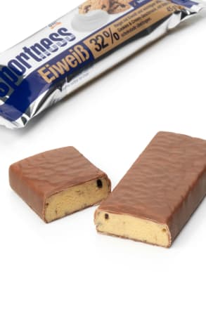 Sportness Eiweiss Riegel 32 Cookies Cream Geschmack Mit Milchschokolade Uberzogen 45 G Dauerhaft Gunstig Online Kaufen Dm De