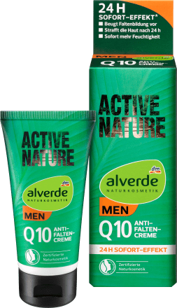 Alverde Men Active Nature Q10 Anti Falten Creme 50 Ml Dauerhaft Gunstig Online Kaufen Dm De