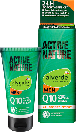 Alverde Men Active Nature Q10 Anti Falten Creme 50 Ml Dauerhaft Gunstig Online Kaufen Dm De