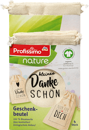 Profissimo Geschenkbeutel Set Nature 4 St Dauerhaft Gunstig Online Kaufen Dm De