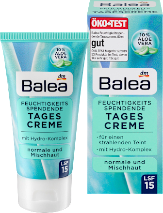 Balea escreme Feuchtigkeitsspendend Lsf15 50 Ml Dauerhaft Gunstig Online Kaufen Dm De