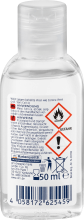 Balea Hygiene Handgel 50 Ml Dm At