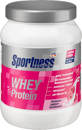 Sportness Whey Protein Pulver Himbeere Joghurt Geschmack 450 G Dauerhaft Gunstig Online Kaufen Dm De