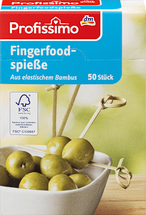 Profissimo Fingerfoodspiesse Bambus 50 St Dauerhaft Gunstig Online Kaufen Dm De