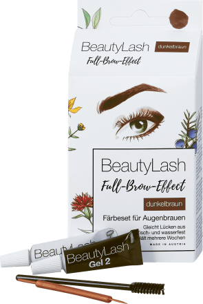 Beauty Lash Full Brow Farbeset Fur Augenbrauen Dunkelbraun 1 St Dm At
