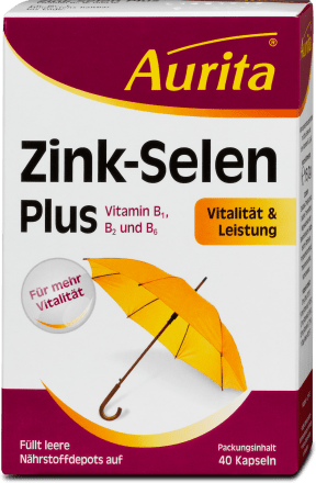 Aurita Zink Selen Plus Vitalitat Leistung Kapseln 40 St Dm At