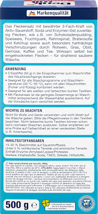 Denkmit Fleckensalz Fur Wasche 500 G Dauerhaft Gunstig Online Kaufen Dm De