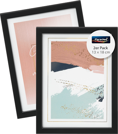 Paradies Bilderrahmen Virginia 13x18cm 2er Pack Schwarz 1 St Dauerhaft Gunstig Online Kaufen Dm De