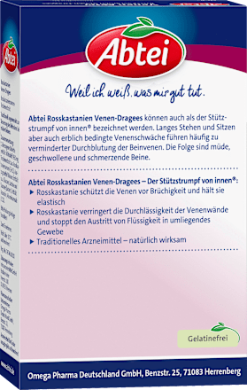 Abtei Venen Aktiv Dragees 60 St Dauerhaft Gunstig Online Kaufen Dm De