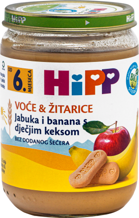 Hipp Bio Kasica Za Bebe Keks Jabuka I Banana 6 Mj 190 G Dm Hr