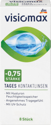 Visiomax Tageslinsen 0 75 8 St Dauerhaft Gunstig Online Kaufen Dm De