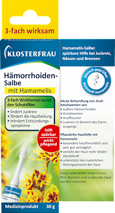 Klosterfrau Hamorrhoiden Salbe 30 G Dauerhaft Gunstig Online Kaufen Dm De
