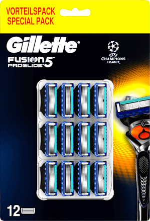 Gillette Fusion 5 Proglide Klingen 12 St Dauerhaft Gunstig Online Kaufen Dm De