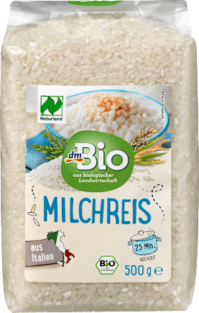 Dmbio Reis Milch Reis Naturland 500 G Dauerhaft Gunstig Online Kaufen Dm De