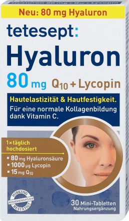 hyaluron 80 mg q10 lycopin mini tabletten 30 st