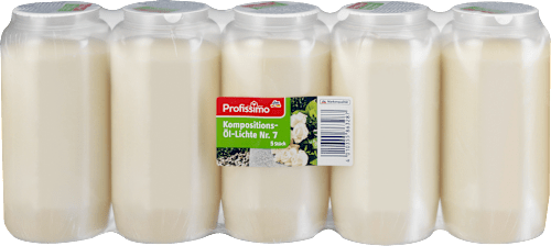 profissimo grabkerze kompositions ol lichte nr 7 weiss 5 st dauerhaft gunstig online kaufen dm de