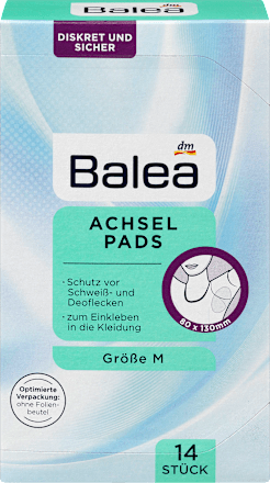 Balea Deo Achselpads Grosse M 14 St Dauerhaft Gunstig Online Kaufen Dm De