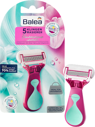 Balea Rasierer Fantastique Pocket 1 St Dauerhaft Gunstig Online Kaufen Dm De