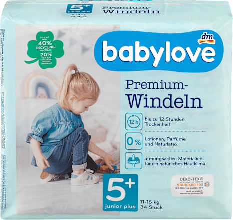 Babylove Premium Pelene Junior Vel 5 11 18 Kg 34 Kom Dm Hr
