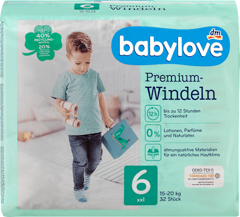 Babylove Premium Pelene Xxl Vel 6 15 20 Kg 32 Kom Dm Hr