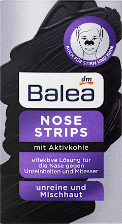 Balea Nosestrips Mit Aktivkohle 3 St Dauerhaft Gunstig Online Kaufen Dm De