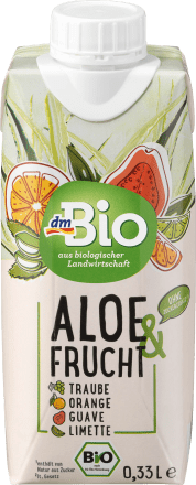 Dmbio Erfrischungsgetrank Aloe Frucht 0 33 L Dauerhaft Gunstig Online Kaufen Dm De